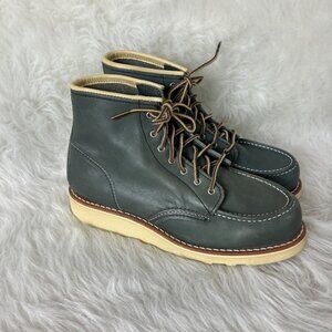 Red Wing Heritage Classic Moc Short Boot in Indigo Legacy Leather 7.5B